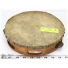 Image 1 : VINTAGE SKIN HIDE TAMBOURINE