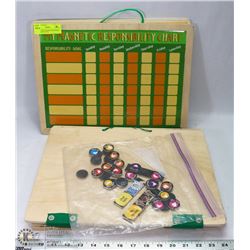 LOT OF 3 MELISSA & DOUG FAMILY ORGANIZERS WITH