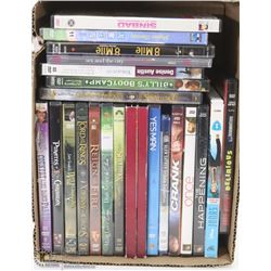 FLAT OF ASSORTED DVD  MOVIES