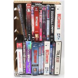 FLAT OF ASSORTED DVD  MOVIES
