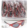 Image 1 : CASE OF OAKLEY REPLICA SUNGLASSES, RED WITH BLACK