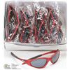 Image 1 : CASE OF OAKLEY REPLICA SUNGLASSES, RED WITH BLACK