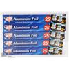 Image 1 : LOT OF 5 CHEF ELITE 25' ALUMINUM FOILS