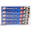 Image 1 : LOT OF 5 CHEF ELITE 25' ALUMINUM FOILS