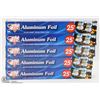 Image 1 : LOT OF 5 CHEF ELITE 25' ALUMINUM FOILS