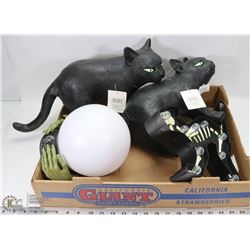 FLAT OF ASSORTED HALLOWEEN DECOR