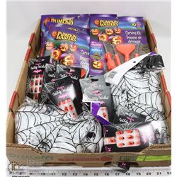 FLAT OF ASSORTED HALLOWEEN DECOR