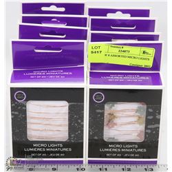 LOT OF 8 ASSORTED MICRO LIGHTS