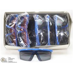 CASE OF 12 SMOKE BLUE FRAMED GLASSES
