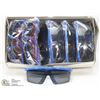 Image 1 : CASE OF 12 SMOKE BLUE FRAMED GLASSES