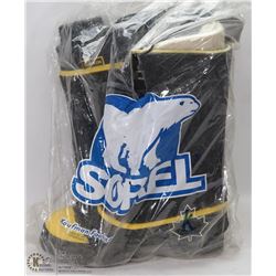 SOREL SIZE 8 STEEL TOE WORK BOOTS