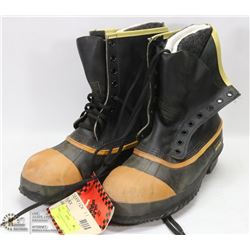 BLACK DIAMOND SIZE 9 STEEL TOE WORK BOOTS