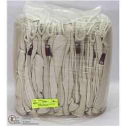 BUNDLE OF 12 WATSON LEATHER WORK GLOVES SIZE XL