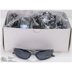 CASE OF OAKLEY REPLICA SUNGLASSES, GREY WITH BLACK