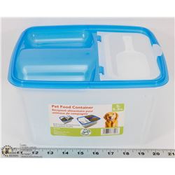 NEW 5.3Qt. PET FOOD CONTAINER