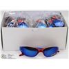 Image 1 : CASE OF OAKLEY REPLICA SUNGLASSES, RED WITH BLUE