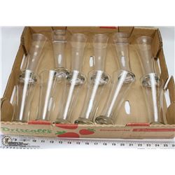 FLAT OF BEER GLASSES