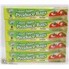 Image 1 : 5 CASES OF GREEN ZIPPER PRODUCE BAGS