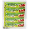 Image 1 : 5 CASES OF MEDIUM GREEN ZIPPER PRODUCE BAGS