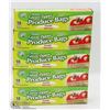 Image 1 : 5 CASES OF MEDIUM GREEN ZIPPER PRODUCE BAGS