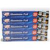 Image 1 : LOT OF 5 ROLLS OF 25FT ALUMINUM FOIL