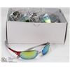 Image 1 : CASE OF OAKLEY REPLICA SUNGLASSES, SILVER & ORANGE