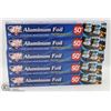 Image 1 : LOT OF 5 ROLLS OF 12"X50' ALUMINUM FOILS