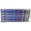 Image 1 : LOT OF 5 ROLLS OF 18"X25' ALUMINUM FOILS