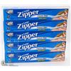 Image 1 : 5 CASES OF LARGE ZIPPER FREEZER BAGS