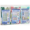 LOT OF 3 SHOWER CURTAINS W/ 12 HOOKS