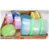 Image 1 : FLAT OF PLASTIC FOOD STORAGE CONTAINERS