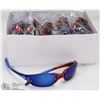 Image 1 : CASE OF OAKLEY REPLICA SUNGLASSES, RED WITH BLUE