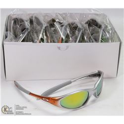 CASE OF OAKLEY REPLICA SUNGLASSES, UV400, ORANGE &