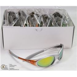 CASE OF OAKLEY REPLICA SUNGLASSES, SILVER WITH
