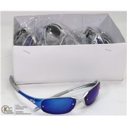 CASE OF OAKLEY REPLICA SUNGLASSES, SILVER WITH