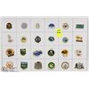 Image 1 : SHEET OF 24PC ALBERTA CITY-TOWN COLLECTOR PINS