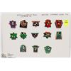 Image 1 : SHEET OF 13PC C.W.G. VICTORIA '94 COLLECTOR PINS