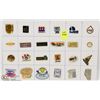 Image 1 : SHEET OF 24PC COMPANIES COLLECTOR PINS