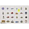 Image 1 : SHEET OF 24PC EXPO 86 COLLECTOR PINS