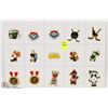 Image 1 : SHEET OF 24PC HOCKEY NOVELTY COLLECTOR PINS