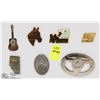 Image 1 : SHEET OF 7PC LORAM COLLECTOR PINS