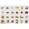 Image 1 : SHEET OF 24PC MEDIA COLLECTOR PINS