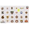 Image 1 : SHEET OF 24PC MILITARY VETS-CANADA COLLECTOR PINS