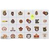 Image 1 : SHEET OF 24PC MILITARY VETS-CANADA COLLECTOR PINS