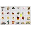 Image 1 : SHEET OF 24PC WORLD COLLECTOR PINS