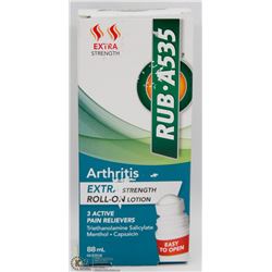 NEW  ARTHRITIS EXTRA STRENGTH ROLL ON LOTION