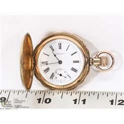 COLUMBIA 6 SIZE POCKET WATCH 11 JEWEL DATES