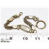Image 1 : HEAVY LINK 10" GOLD FILLED POCKET WATCH CHAIN ONLY