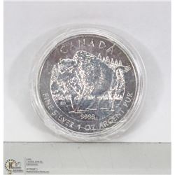 CANADIAN 2013 TROY OUNCE .999 SILVER COIN.