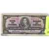 Image 1 : 1937 CANADIAN $10 BILL.